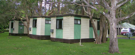 Ensuite cabins at Lighthouse Beach Holiday Village